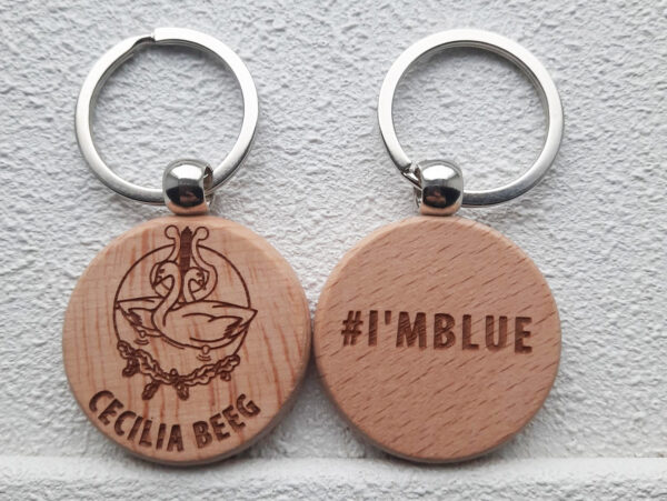 Sleutelhanger - #I'MBLUE